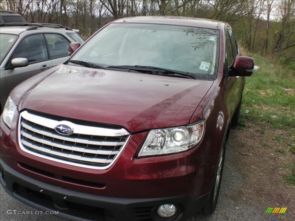 2010 Tribeca 3.6R Limited - Ruby Red Pearl / Desert Beige photo #6