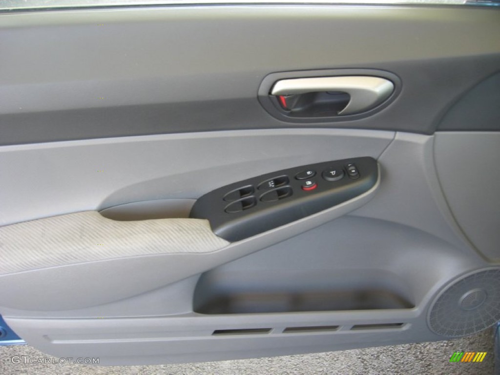 2010 Civic LX Sedan - Atomic Blue Metallic / Gray photo #19