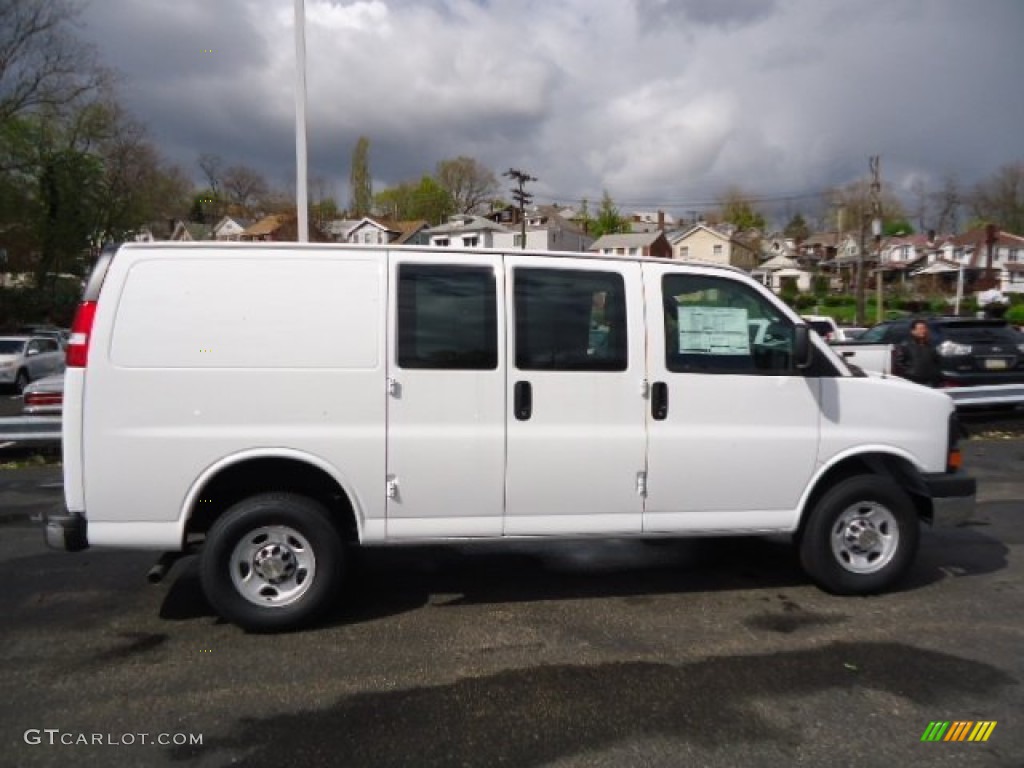 Summit White 2012 Chevrolet Express 2500 Cargo Van Exterior Photo #63737934