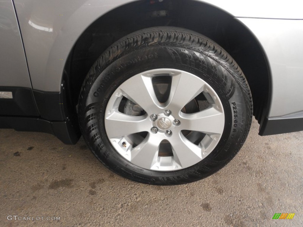 2011 Outback 2.5i Limited Wagon - Graphite Gray Metallic / Off Black photo #15