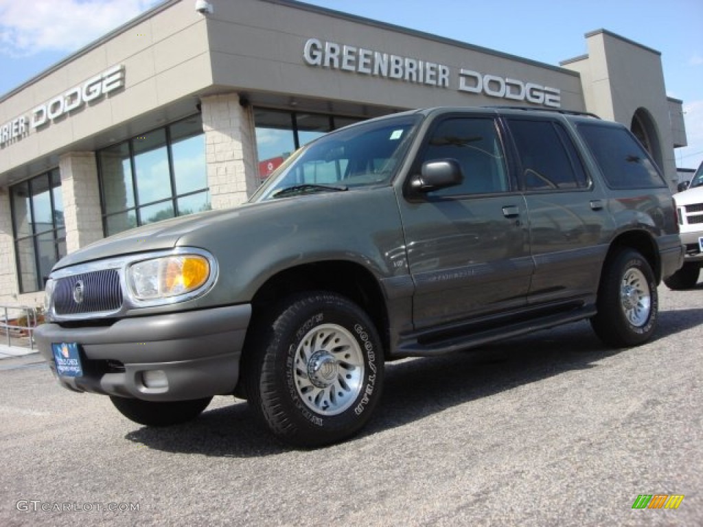 2000 Mountaineer V8 - Spruce Green Metallic / Prairie Tan photo #2