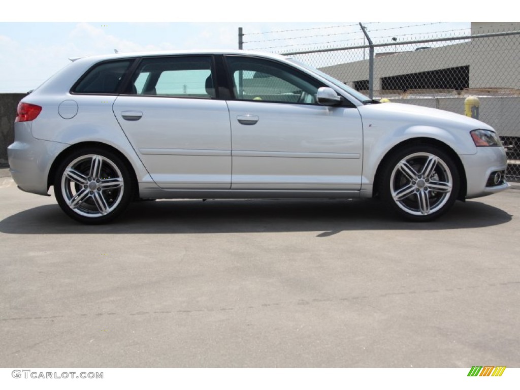 Ice Silver Metallic 2012 Audi A3 2.0 TDI Exterior Photo #63741258