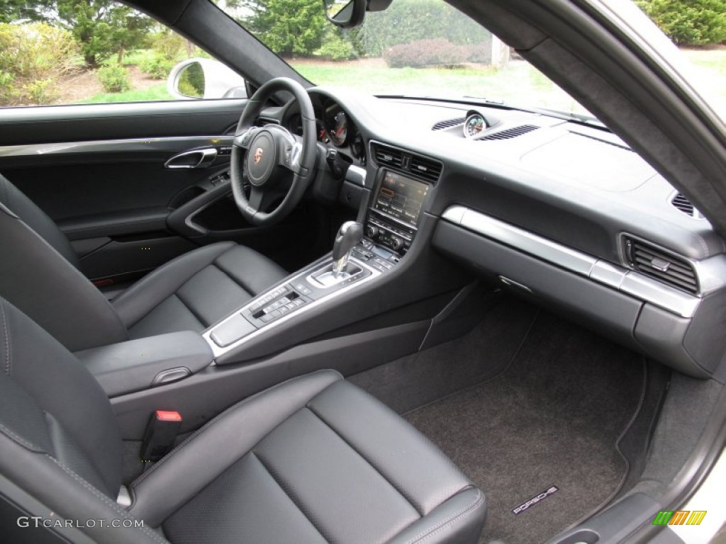 Black Interior 2012 Porsche New 911 Carrera S Coupe Photo #63741684