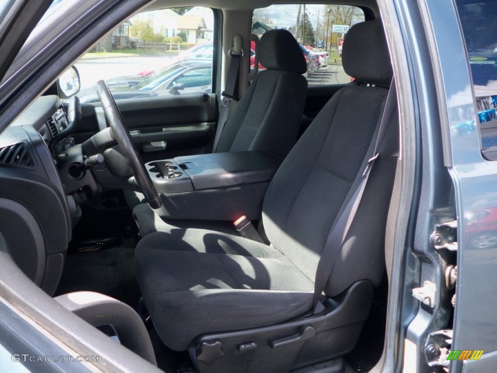 2008 Silverado 1500 LT Crew Cab 4x4 - Blue Granite Metallic / Ebony photo #21