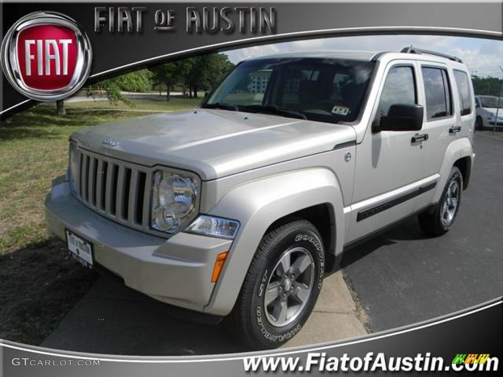 2008 Liberty Sport 4x4 - Bright Silver Metallic / Pastel Slate Gray photo #1