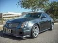 2011 Thunder Gray ChromaFlair Cadillac CTS -V Sedan  photo #13