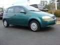 2004 Modern Green Chevrolet Aveo Hatchback  photo #2