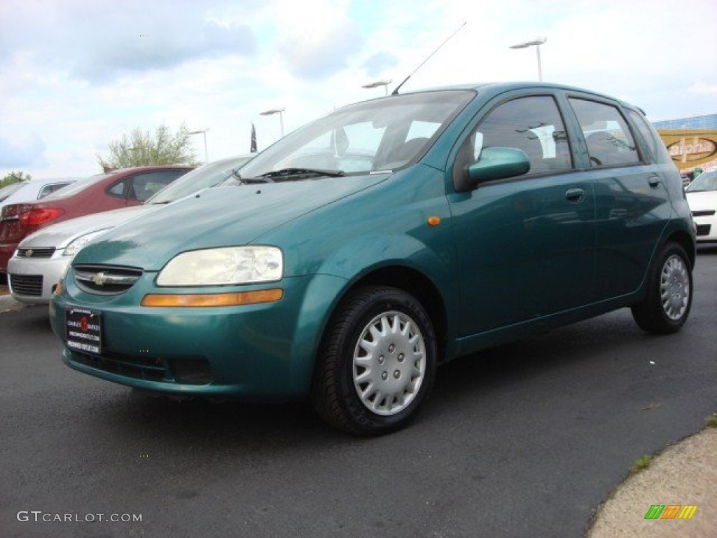 2004 Aveo Hatchback - Modern Green / Gray photo #6