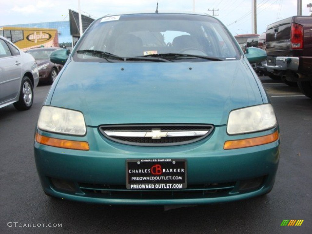 2004 Aveo Hatchback - Modern Green / Gray photo #8