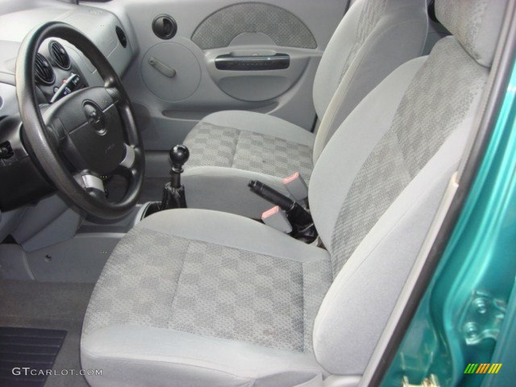 2004 Aveo Hatchback - Modern Green / Gray photo #9