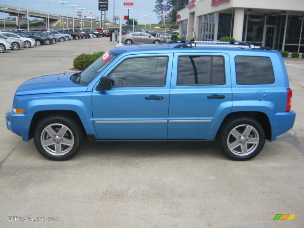 2008 Patriot Limited - Surf Blue Pearl / Dark Slate Gray photo #2