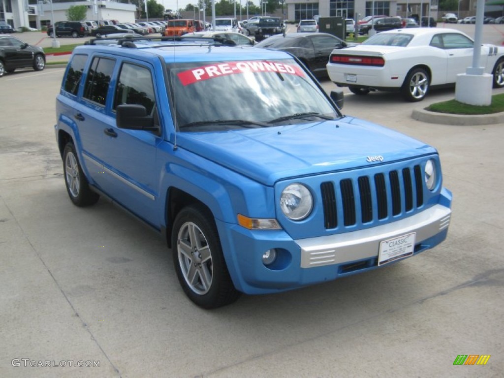 2008 Patriot Limited - Surf Blue Pearl / Dark Slate Gray photo #7