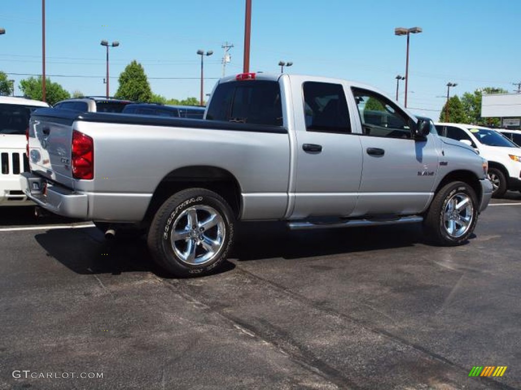 2008 Ram 1500 Sport Quad Cab 4x4 - Bright Silver Metallic / Medium Slate Gray photo #3