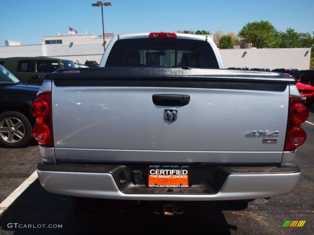 2008 Ram 1500 Sport Quad Cab 4x4 - Bright Silver Metallic / Medium Slate Gray photo #5