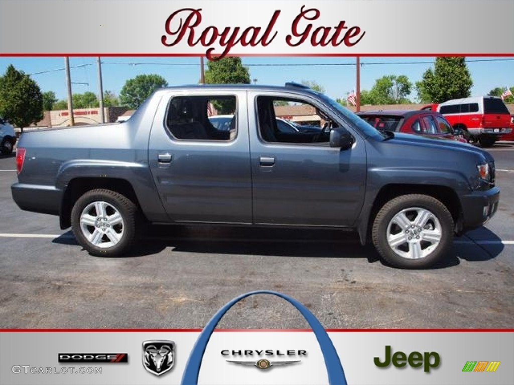 2010 Ridgeline RTL - Polished Metal Metallic / Black photo #1