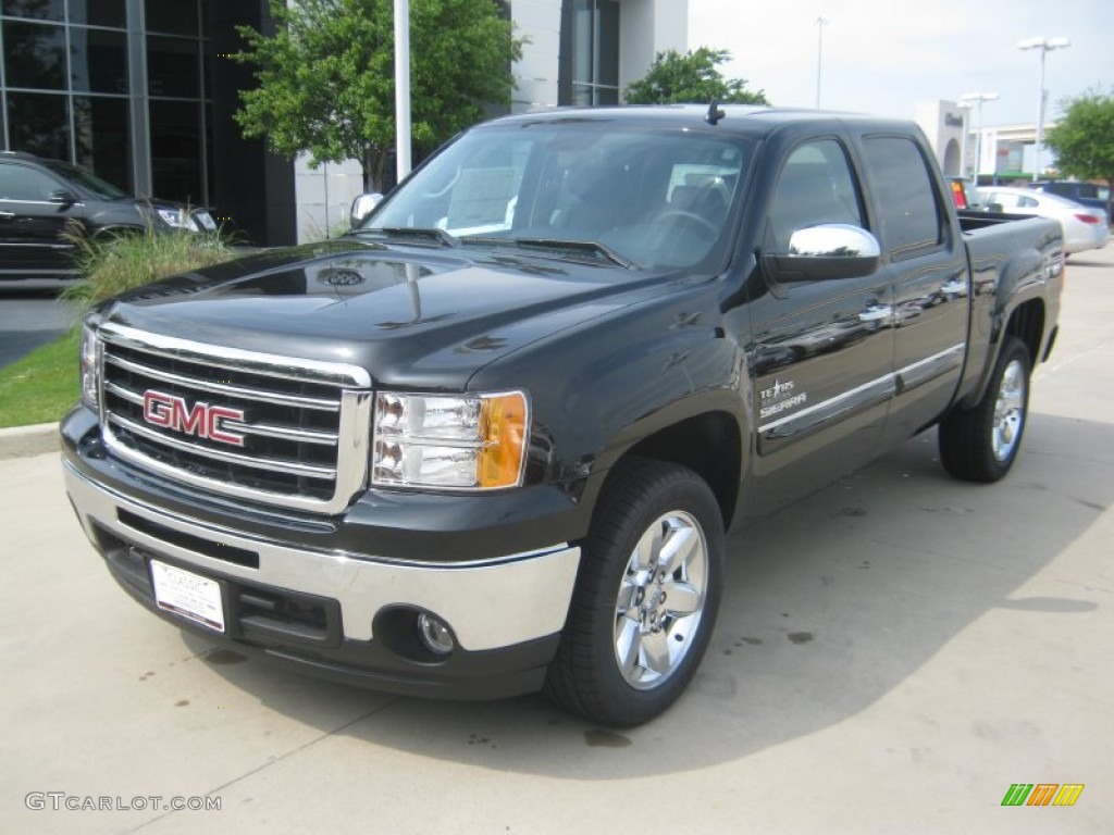 2012 Sierra 1500 SLE Crew Cab - Onyx Black / Ebony photo #1