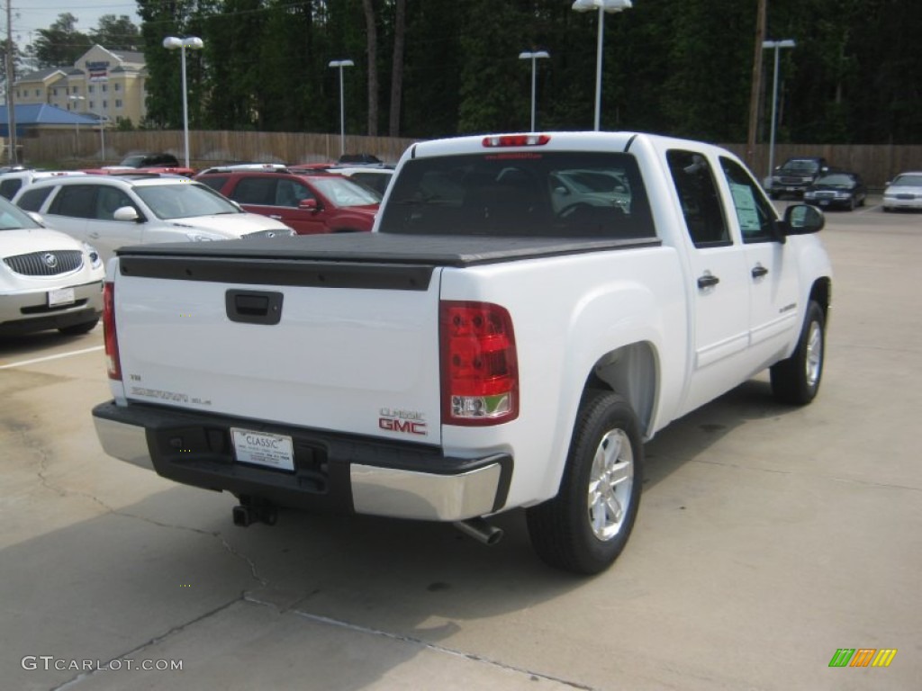 2012 Sierra 1500 SLE Crew Cab - Summit White / Ebony photo #5