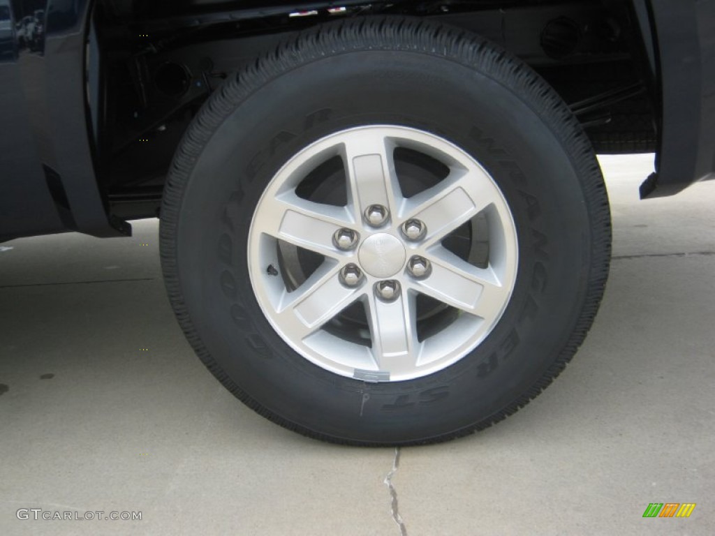 2012 Sierra 1500 SLE Crew Cab 4x4 - Midnight Blue Metallic / Ebony photo #21