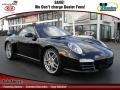 Black 2009 Porsche 911 Carrera 4S Cabriolet