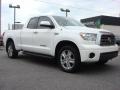 2007 Super White Toyota Tundra Limited Double Cab 4x4  photo #2