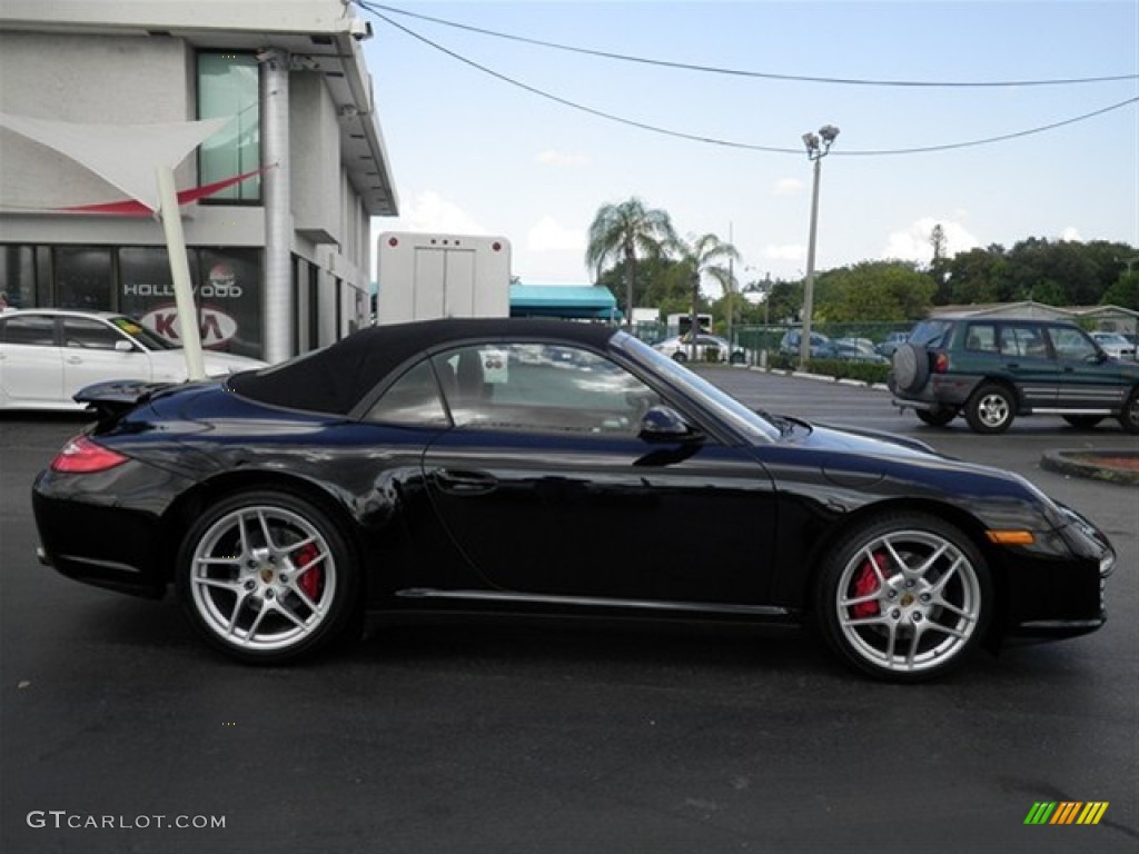 Black 2009 Porsche 911 Carrera 4S Cabriolet Exterior Photo #63750430