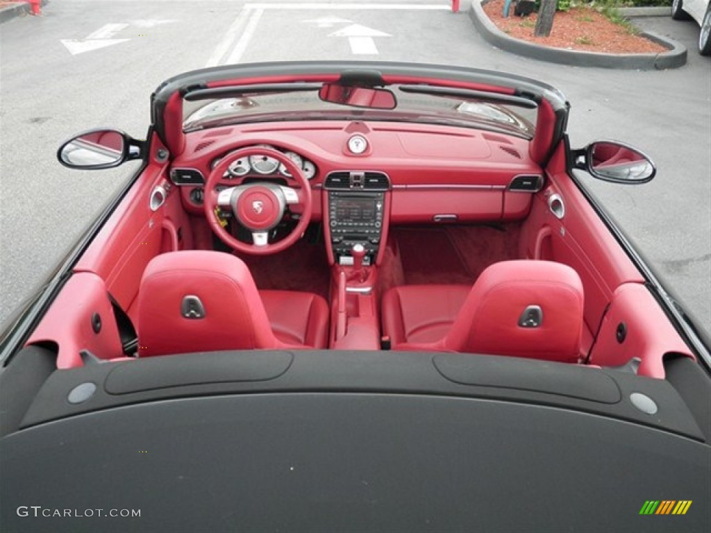 Carrera Red Interior 2009 Porsche 911 Carrera 4S Cabriolet Photo #63750483