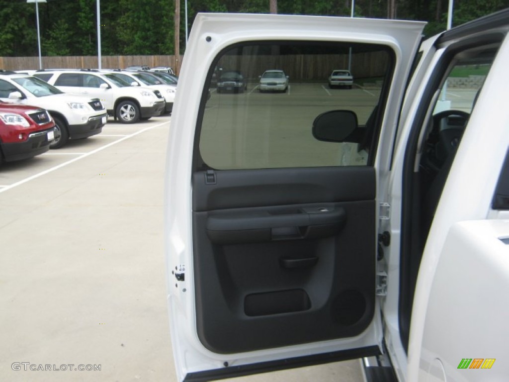 2012 Sierra 1500 SLE Crew Cab 4x4 - White Diamond Tricoat / Ebony photo #18