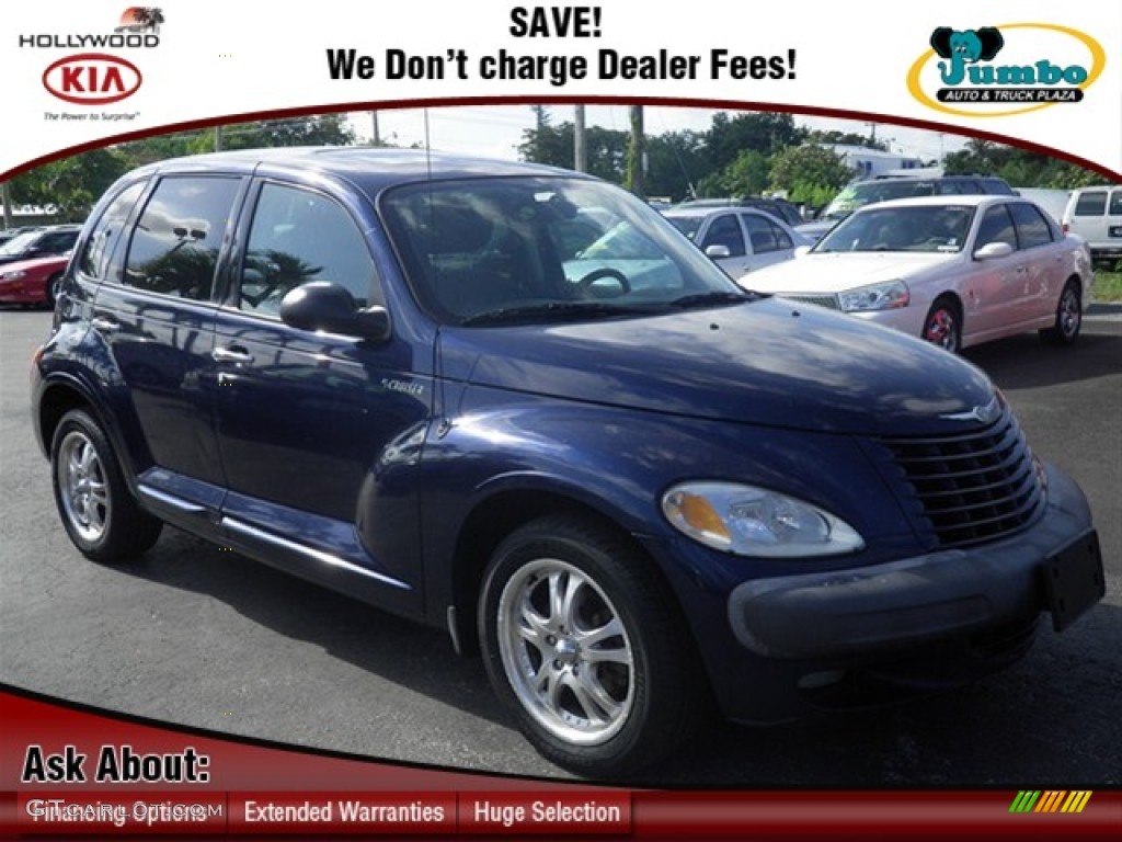 2002 PT Cruiser Limited - Patriot Blue Pearlcoat / Gray photo #1