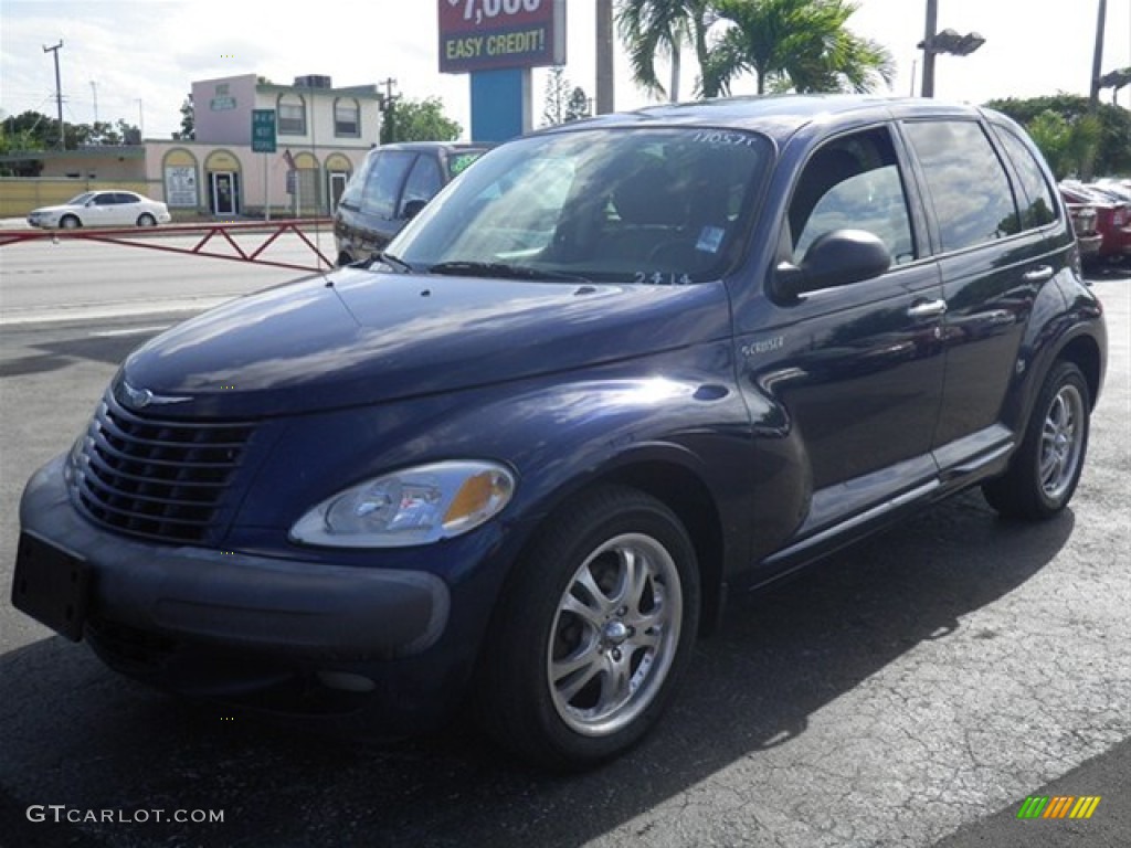 2002 PT Cruiser Limited - Patriot Blue Pearlcoat / Gray photo #5