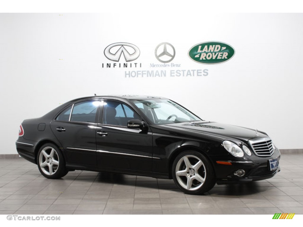 Black Mercedes-Benz E