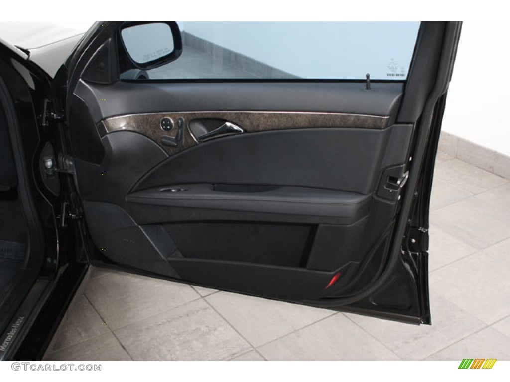 2009 E 350 4Matic Sedan - Black / Black photo #13