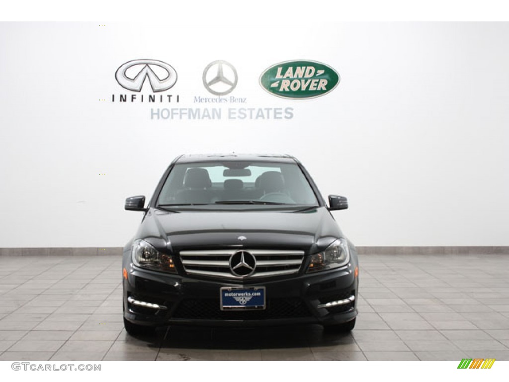 2012 C 300 Sport 4Matic - Magnetite Black Metallic / Black photo #3