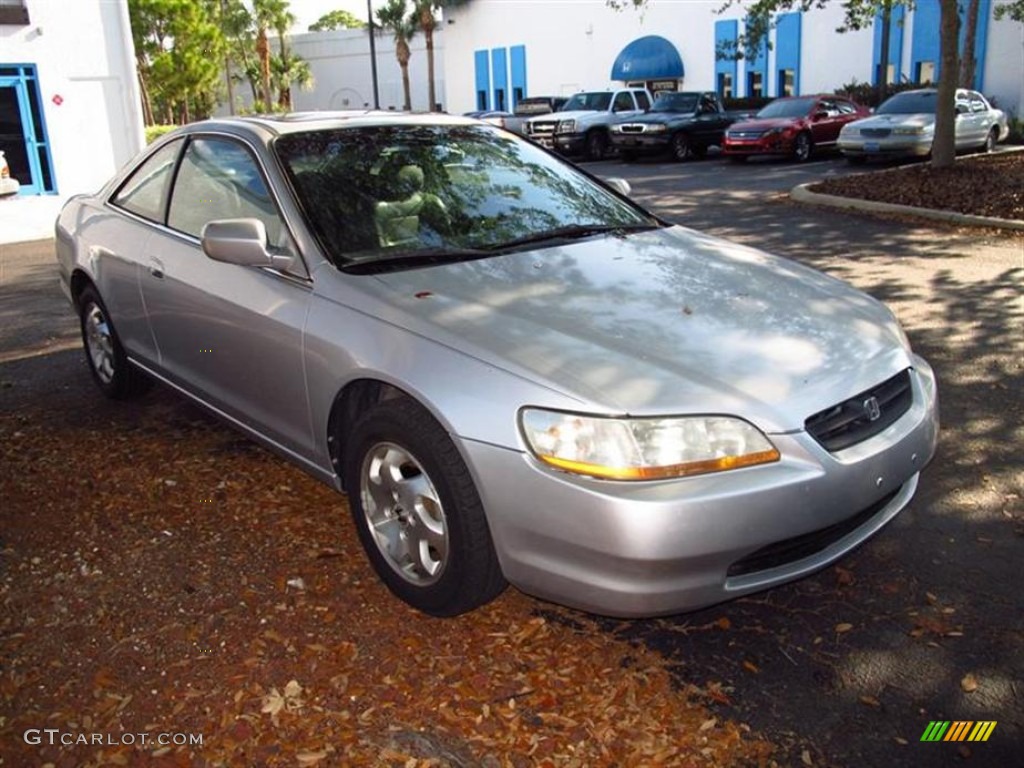 2000 Accord EX-L Coupe - Satin Silver Metallic / Charcoal photo #1
