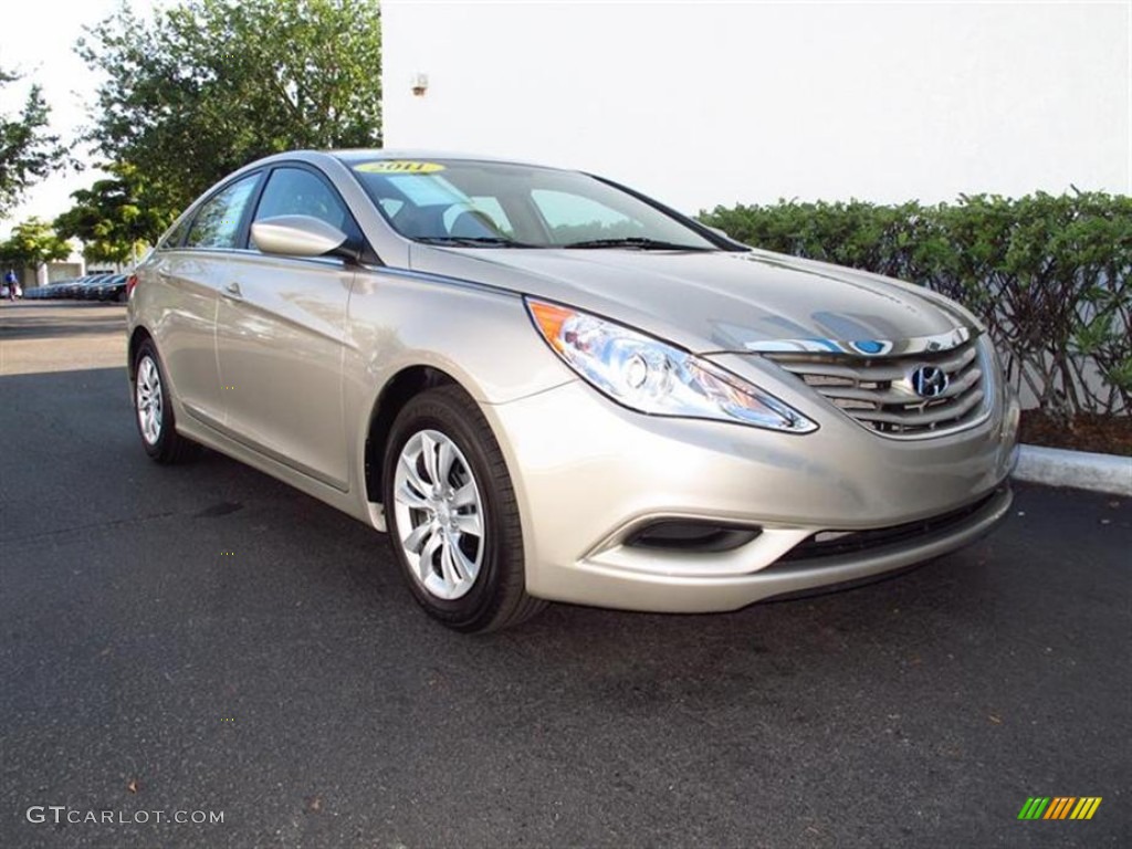 Camel Pearl 2011 Hyundai Sonata GLS Exterior Photo #63754713