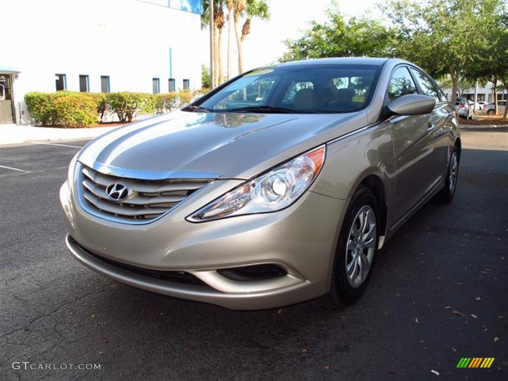 Camel Pearl 2011 Hyundai Sonata GLS Exterior Photo #63754770