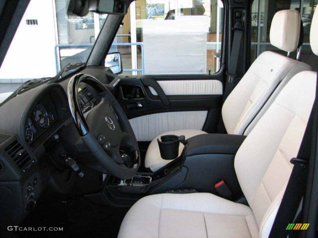 designo Porcelain/Black Interior 2011 Mercedes-Benz G 55 AMG Photo #63757396