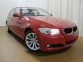 2009 Crimson Red BMW 3 Series 328i Sedan  photo #2