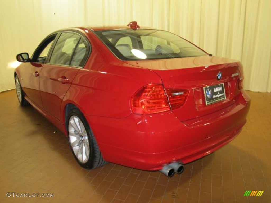 2009 3 Series 328i Sedan - Crimson Red / Oyster Dakota Leather photo #6