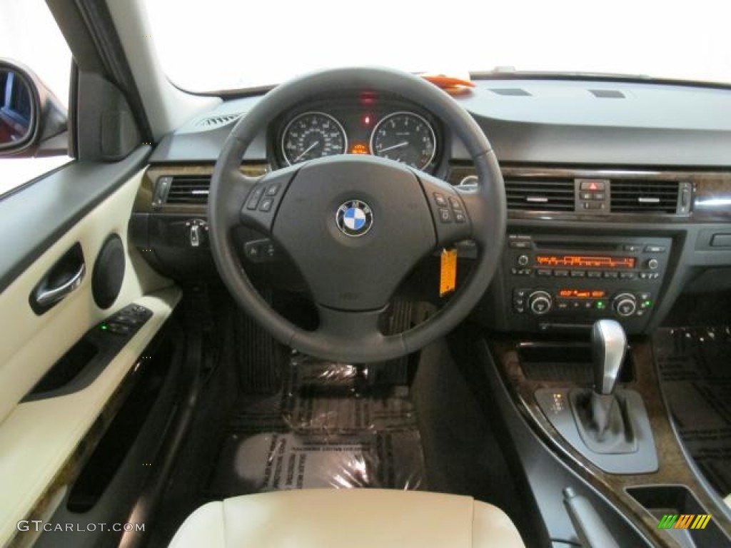2009 3 Series 328i Sedan - Crimson Red / Oyster Dakota Leather photo #17