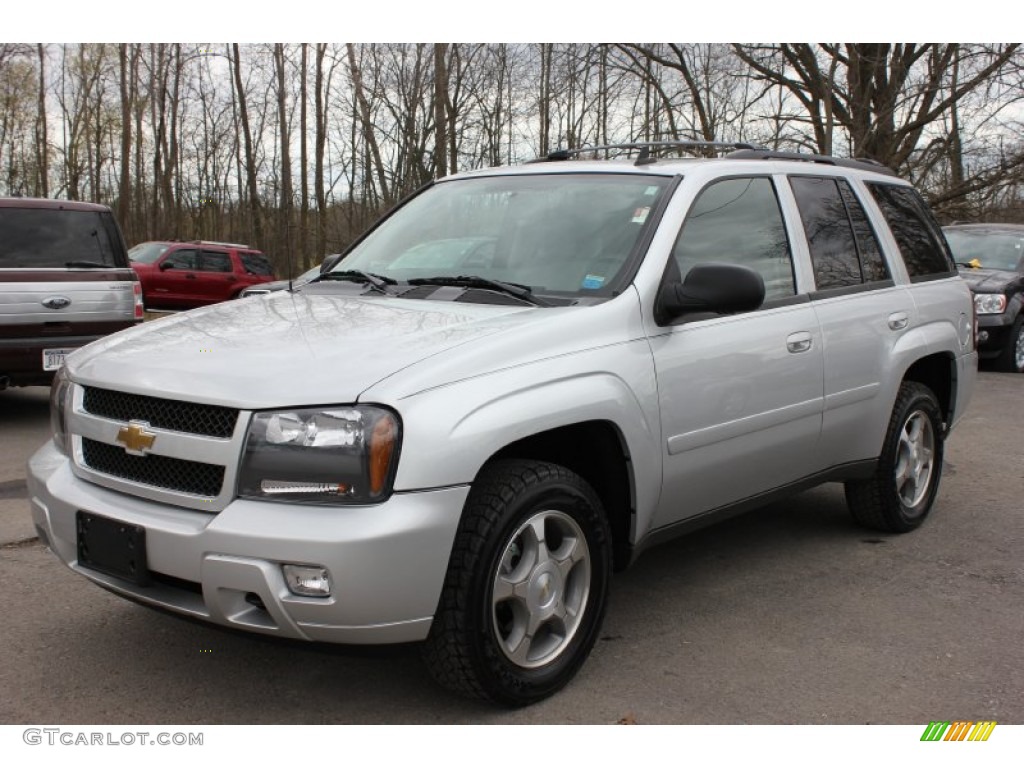 2009 TrailBlazer LT 4x4 - Silver Ice Metallic / Ebony photo #1