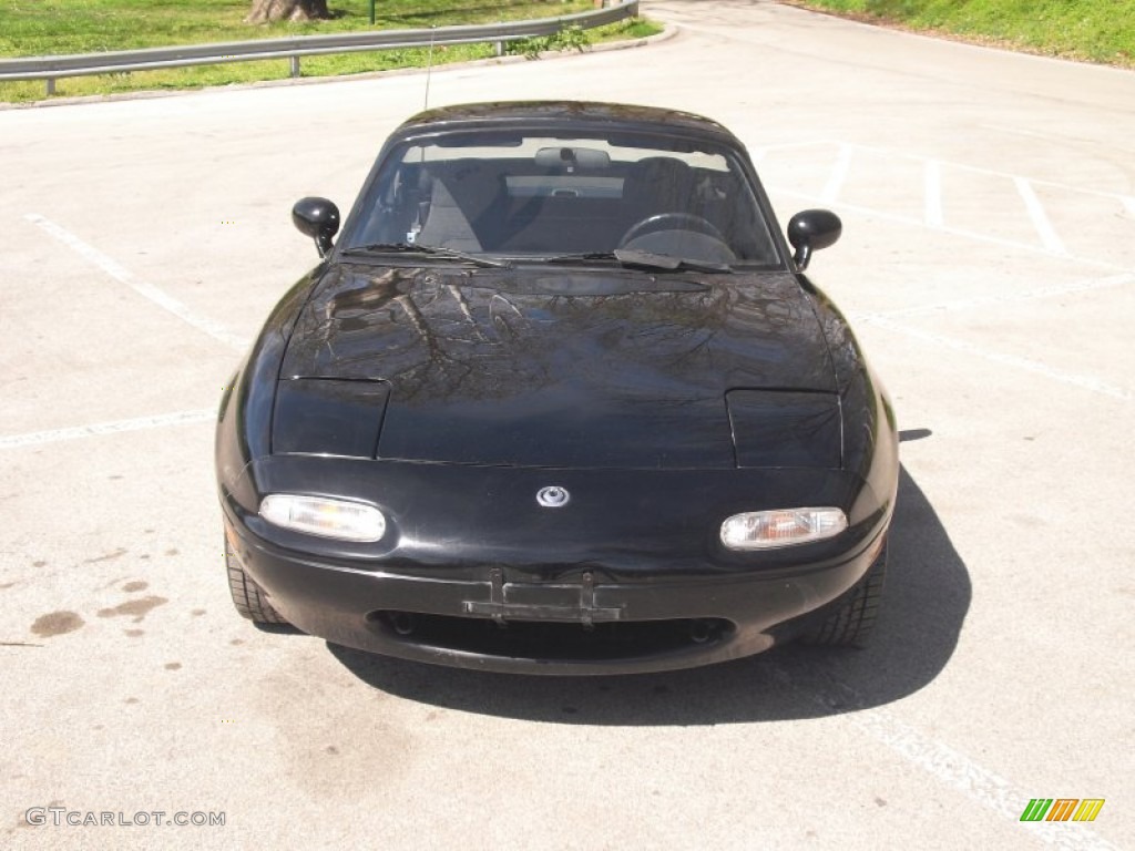 1997 MX-5 Miata Roadster - Brilliant Black / Black photo #2