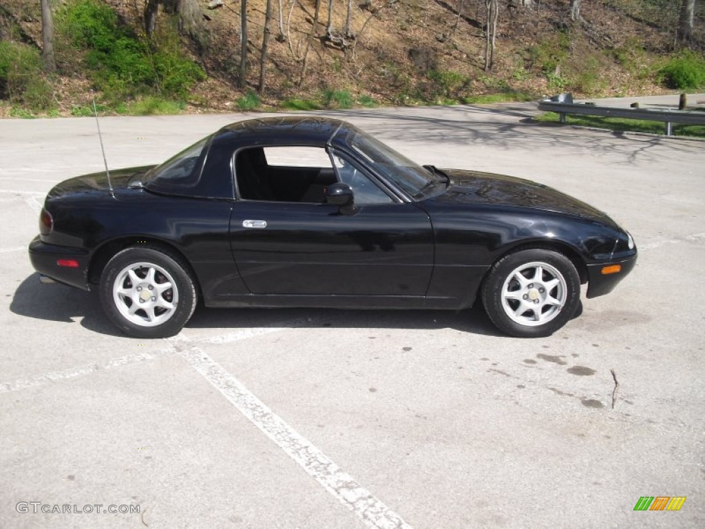 Brilliant Black 1997 Mazda MX-5 Miata Roadster Exterior Photo #63759358