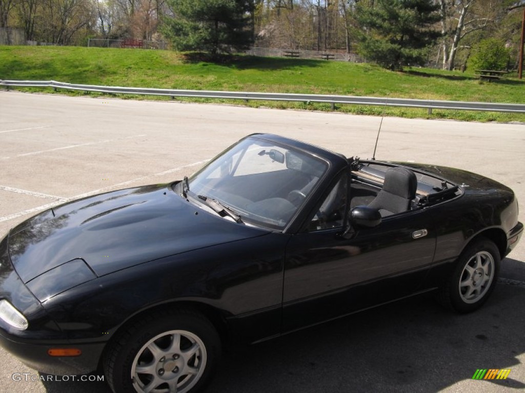 1997 MX-5 Miata Roadster - Brilliant Black / Black photo #14