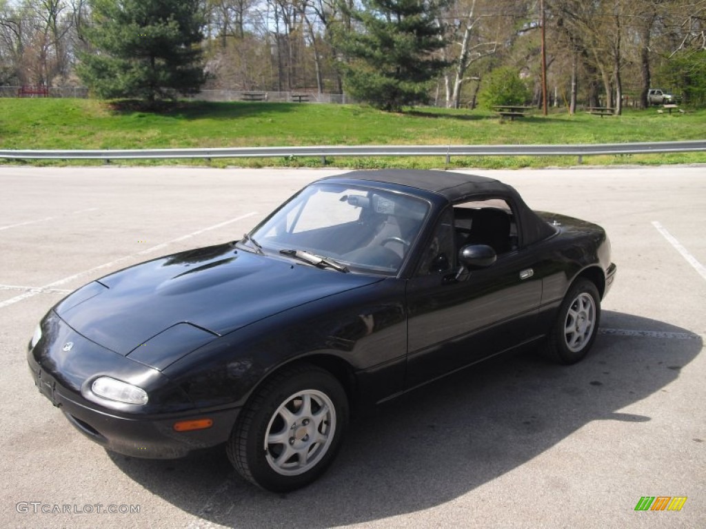 1997 MX-5 Miata Roadster - Brilliant Black / Black photo #45