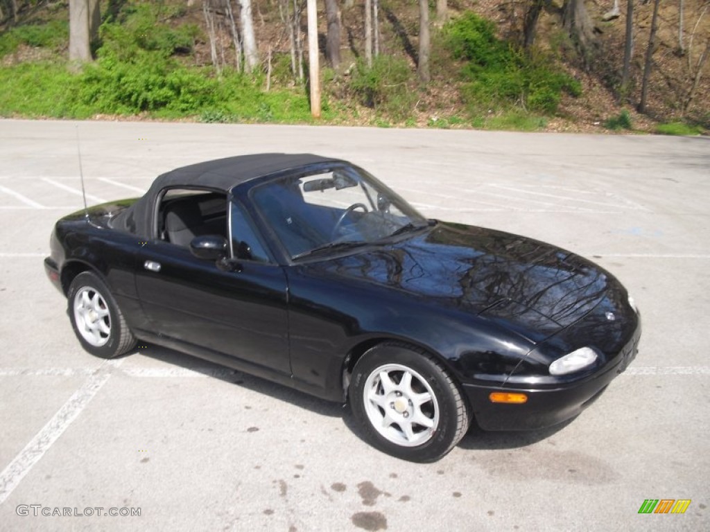 1997 MX-5 Miata Roadster - Brilliant Black / Black photo #46