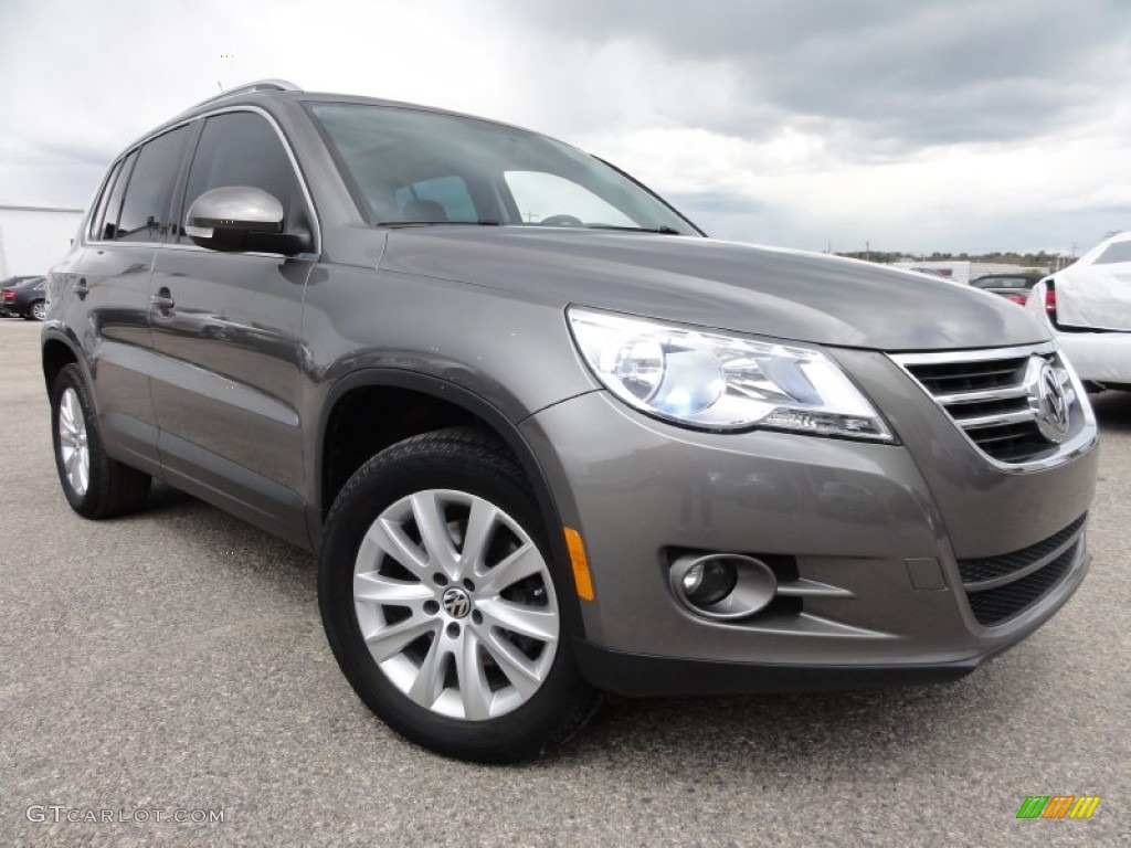 2009 Tiguan SE - Alpine Grey Metallic / Charcoal photo #1