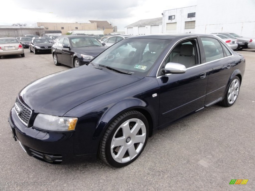 2005 S4 4.2 quattro Sedan - Nogaro Blue Pearl Effect / Ebony photo #2