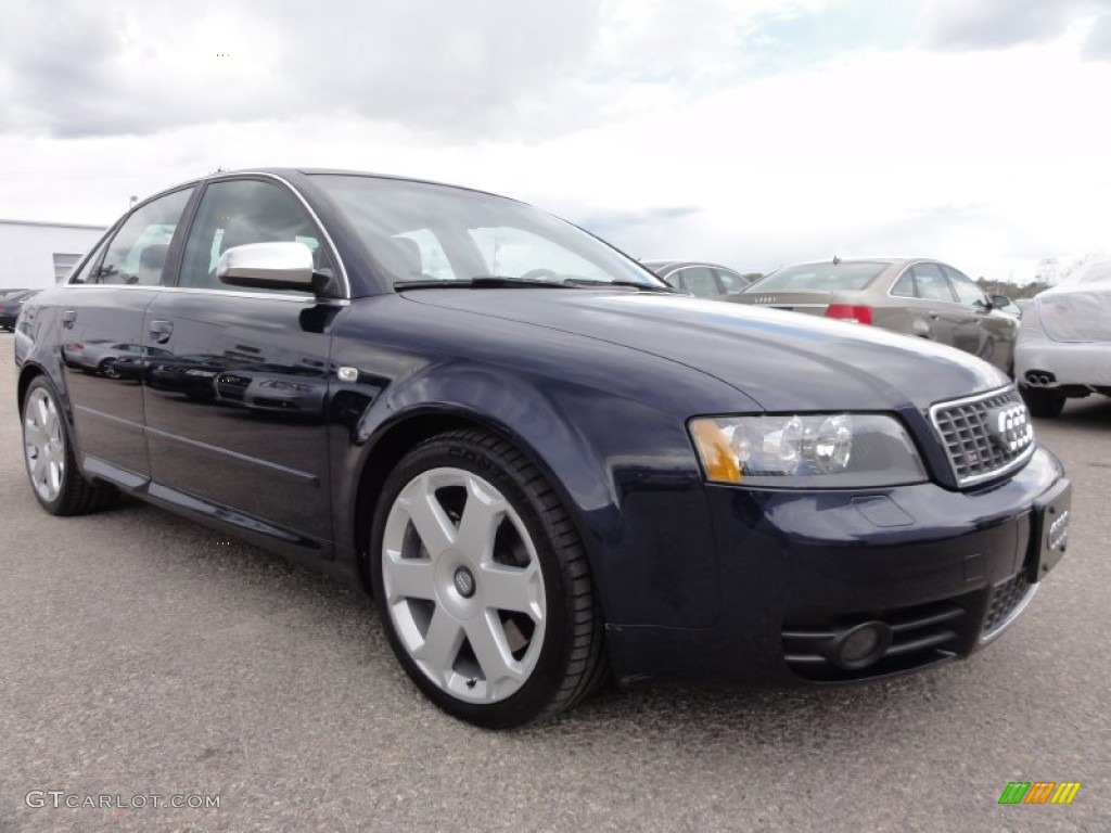 2005 S4 4.2 quattro Sedan - Nogaro Blue Pearl Effect / Ebony photo #6