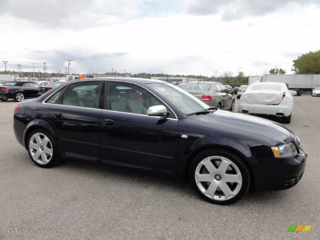 2005 S4 4.2 quattro Sedan - Nogaro Blue Pearl Effect / Ebony photo #7