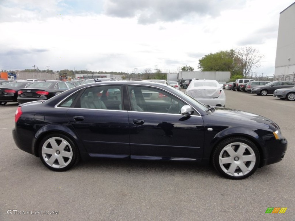 2005 S4 4.2 quattro Sedan - Nogaro Blue Pearl Effect / Ebony photo #8